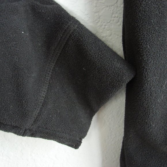 Spyder Snuggle Fleece Zip Hooded Sweatshirt Jacket Black Red XL Warm Coat Unisex - Picture 8 of 13